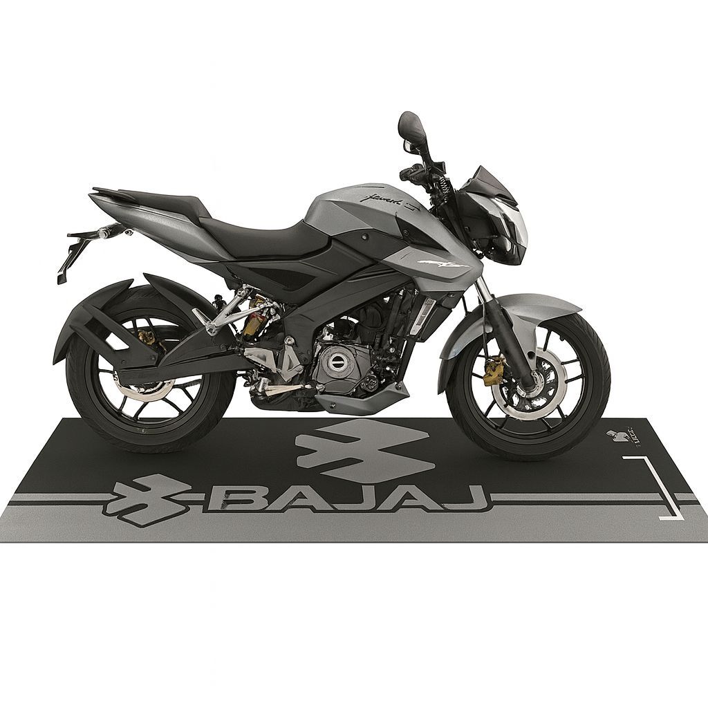 Kawasaki Gri Motosiklet Halısı 80 X 220 cm