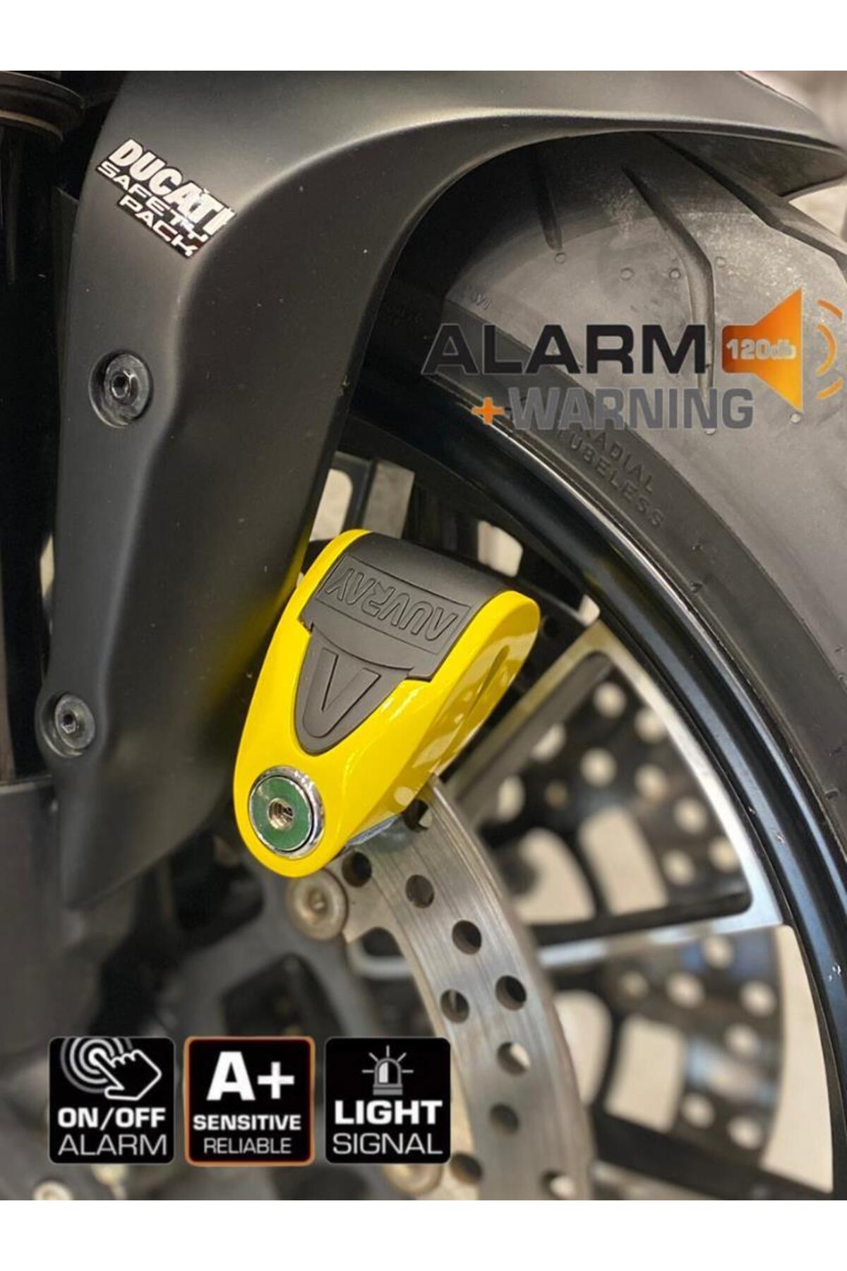 Auvray B-LOCK 6 MM ALARMLI MOTOSİKLET DİSK KİLİDİ